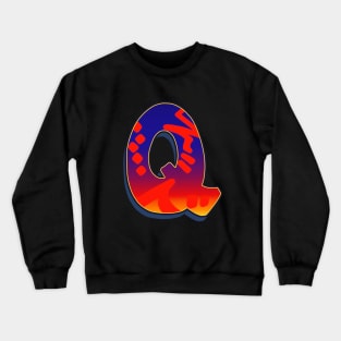 Letter Q - Night Sky Crewneck Sweatshirt